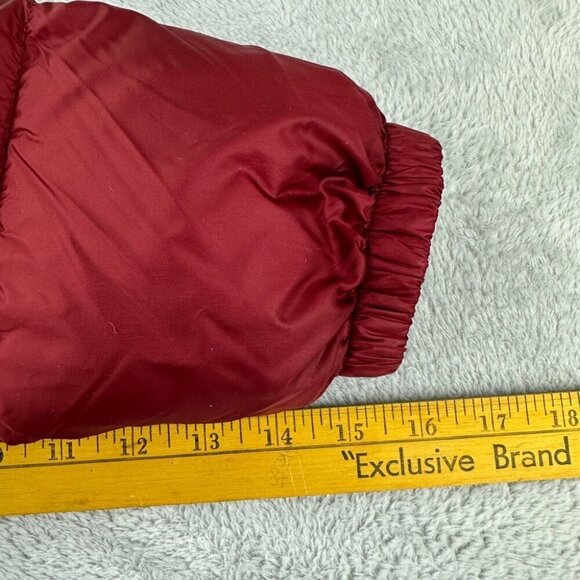 Burberry Red Down Puffer Jacket Boys Size 10 - Picture 7 of 16